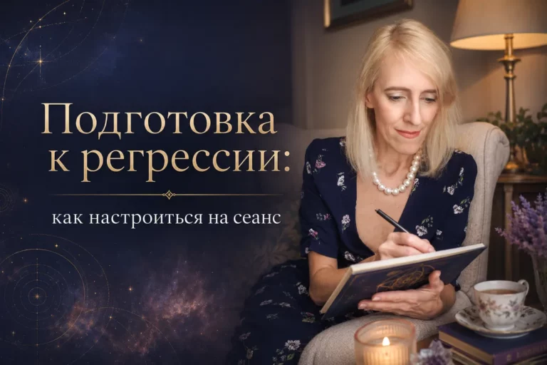 Подготовка в сеансу